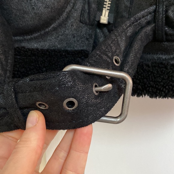 American Eagle Oversized Moto Jacket - Size L - Picture 6 of 7